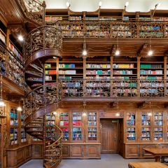Law Library in the New Town Hall, Munich, Germany