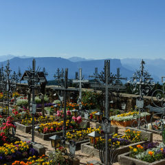 Cemetery St. Wolfgang, Radein, South Tyrol, Italy